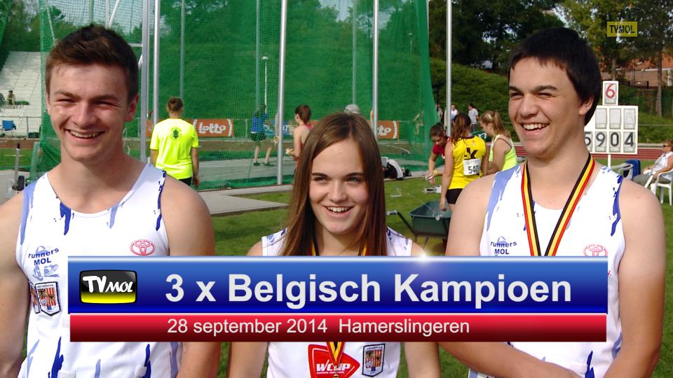 3x Belgisch kampioen hamerslingeren bij gezin Vanbroekhoven