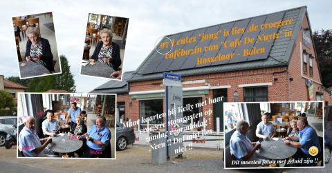 Lies van de vroegere " café De Nuyts " is 97 jaar jong en kaart iedere zondag met haar vroegere stamgasten