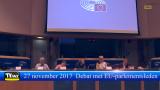 Vlaamse leraren in debat met enkele Europese parlementsleden